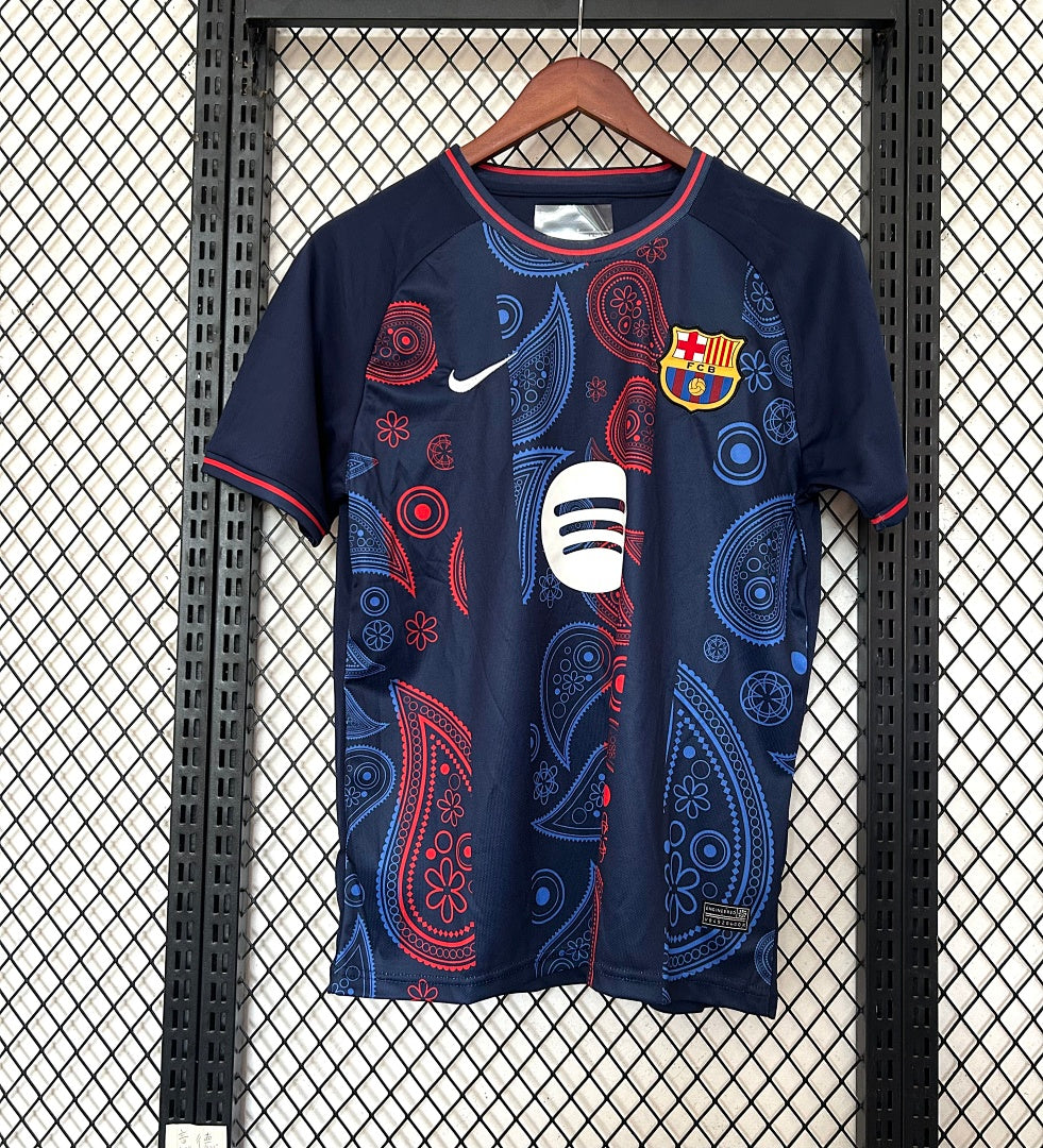 Camiseta FC Barcelona Azul Marino y Negra Edición Especial 2025/26 - frente