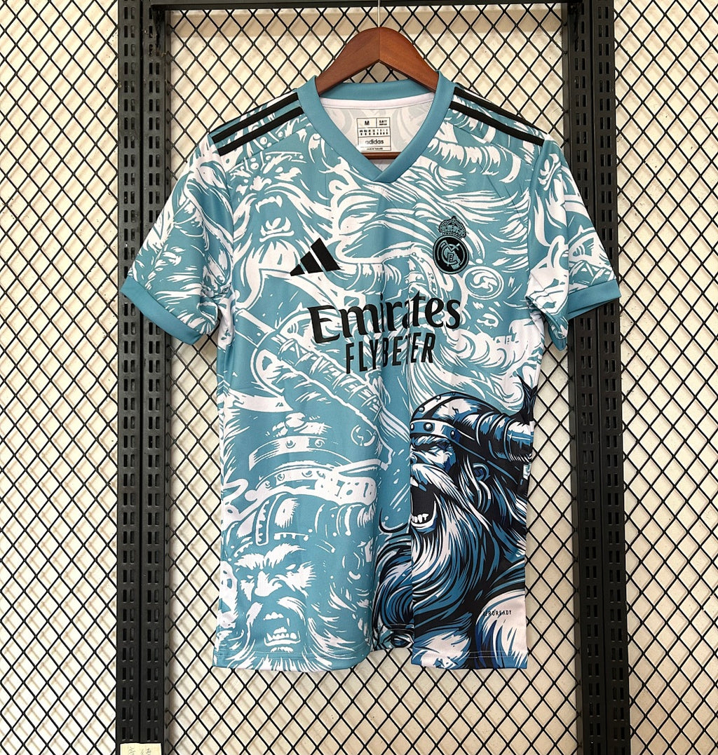 Camiseta Real Madrid Blanca y Gris Claro Edición Especial 2025/26 II - frente