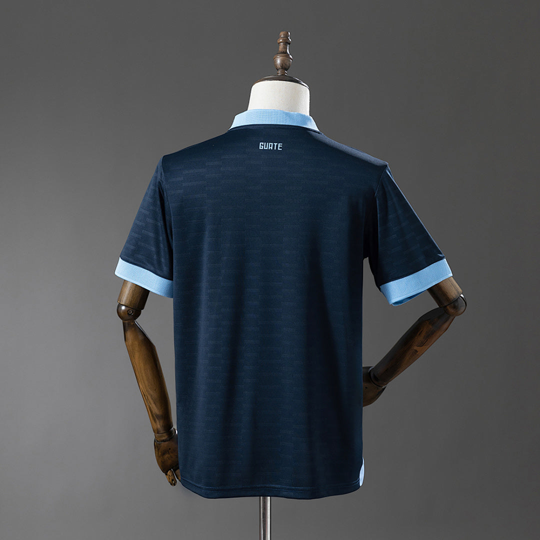 Camiseta Guatemala Visita Azul y Gris 2026 - espalda