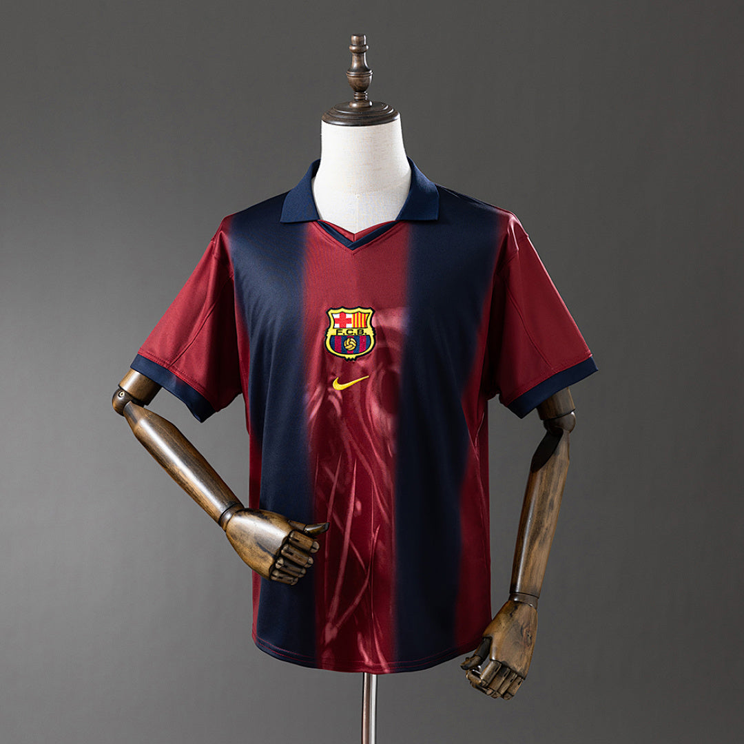 Camiseta FC Barcelona Negra y Gris 2025/26 - frente