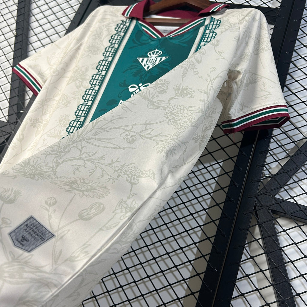 Camiseta Real Betis Verde Oscuro y Amarilla Edición Especial 2025/26 - espalda