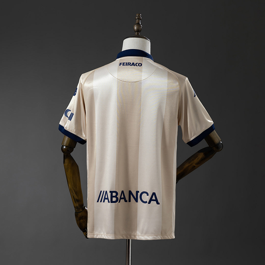 Camiseta Deportivo La Coruña Negra y Gris Claro Edición Especial 2025/26 - espalda
