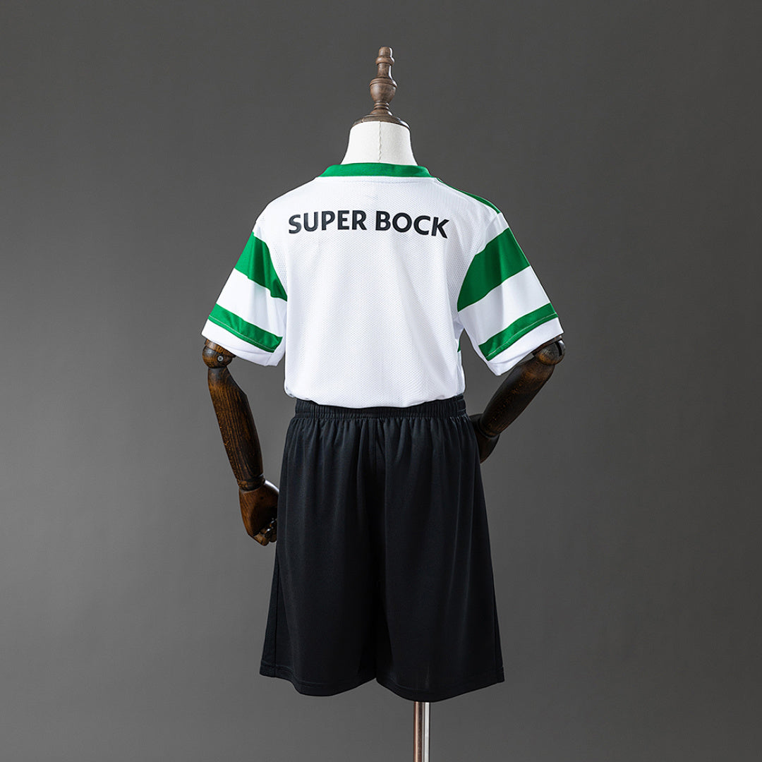 Conjunto Niños Sporting CP Local 2025/26 - espalda