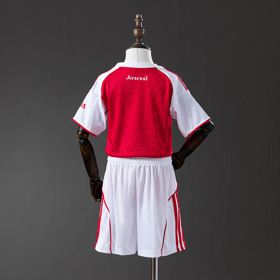 Conjunto Niños Arsenal Local 2025/26 - espalda