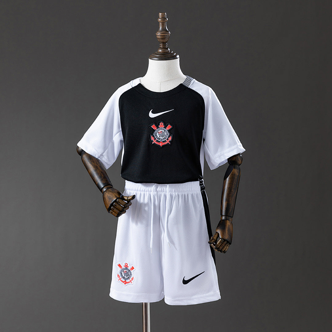 Conjunto Niños Corinthians Local 2025/26 - frente