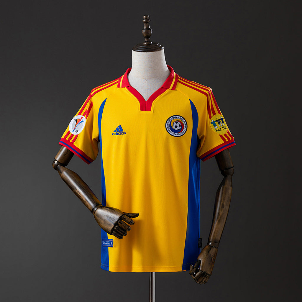Camiseta Retro Rumania Local 2000 - frente
