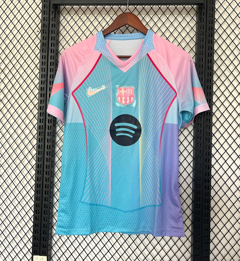 Camiseta FC Barcelona Celeste y Gris Claro Edición Especial 2025/26 - frente