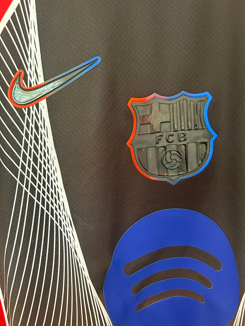 Camiseta FC Barcelona Roja y Negra Edición Especial 2025/26 - espalda