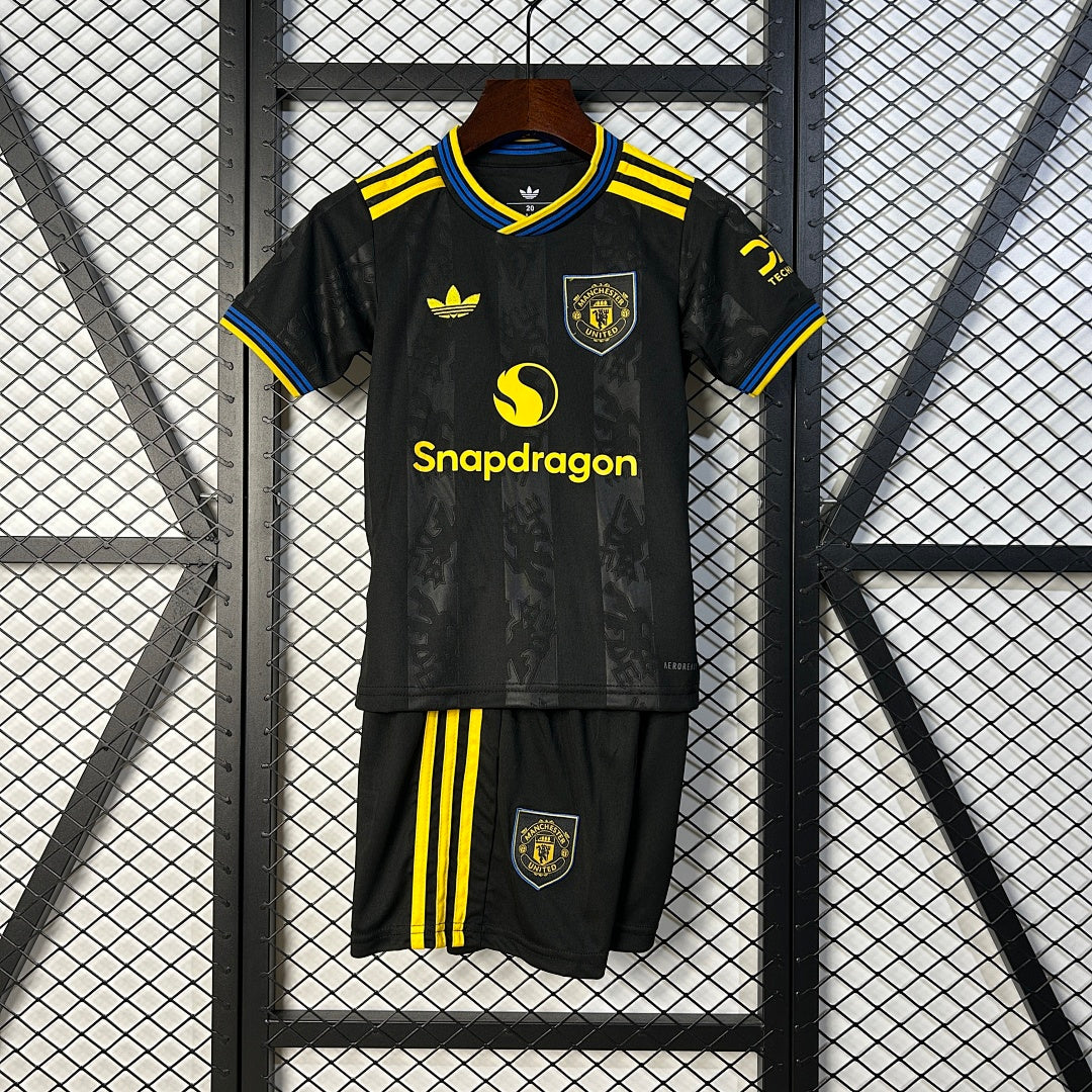 Conjunto Niños Manchester United Tercera 2025/26 - frente