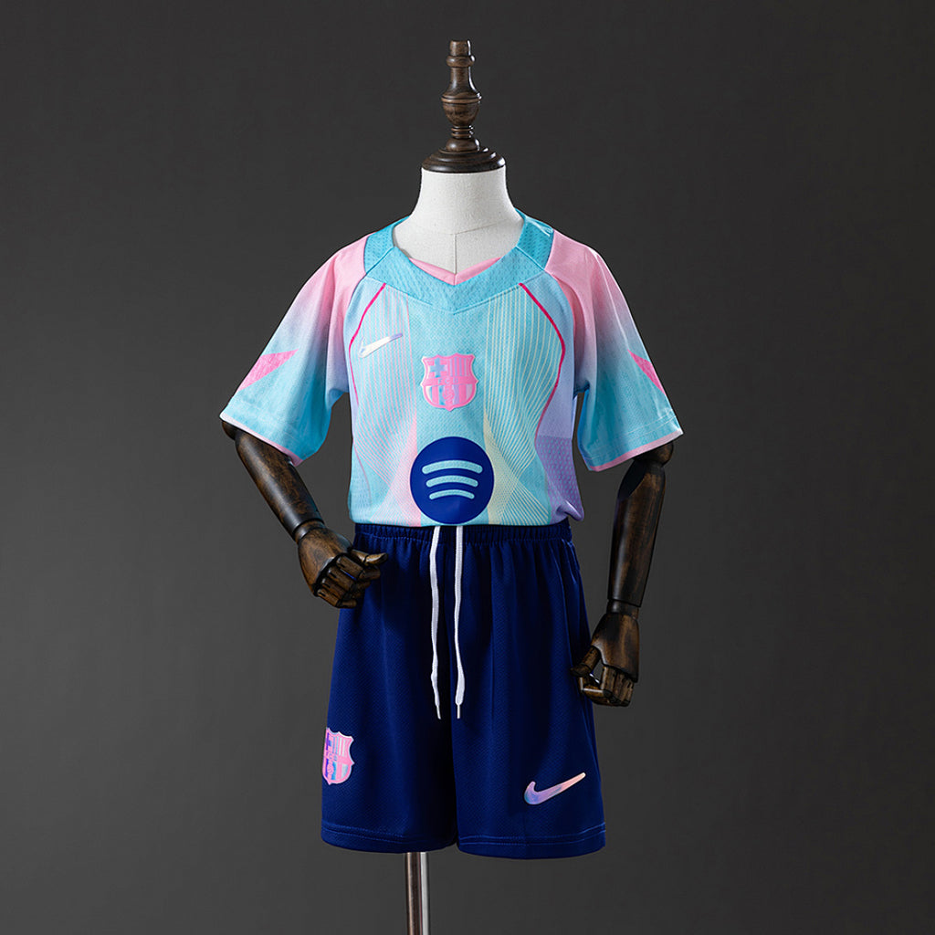 Conjunto Niños FC Barcelona Negra Edición Especial 2025/26 - frente