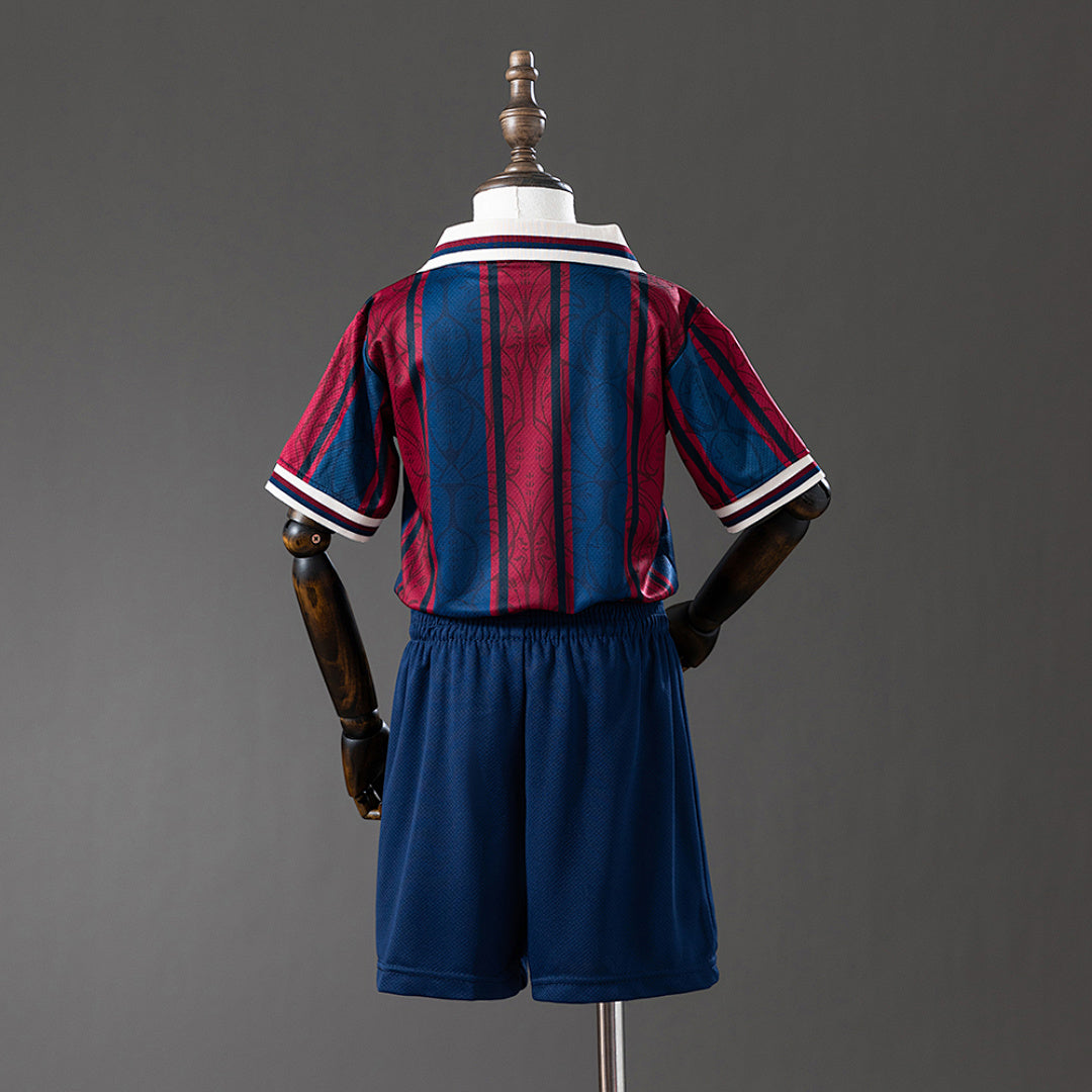 Conjunto Niños FC Barcelona Azul y Gris Edición Especial 2025/26 - espalda