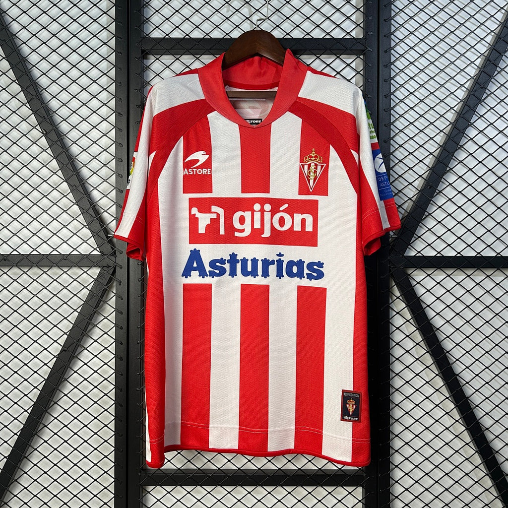 Camiseta Retro Sporting de Gijón Local 08/09 - frente