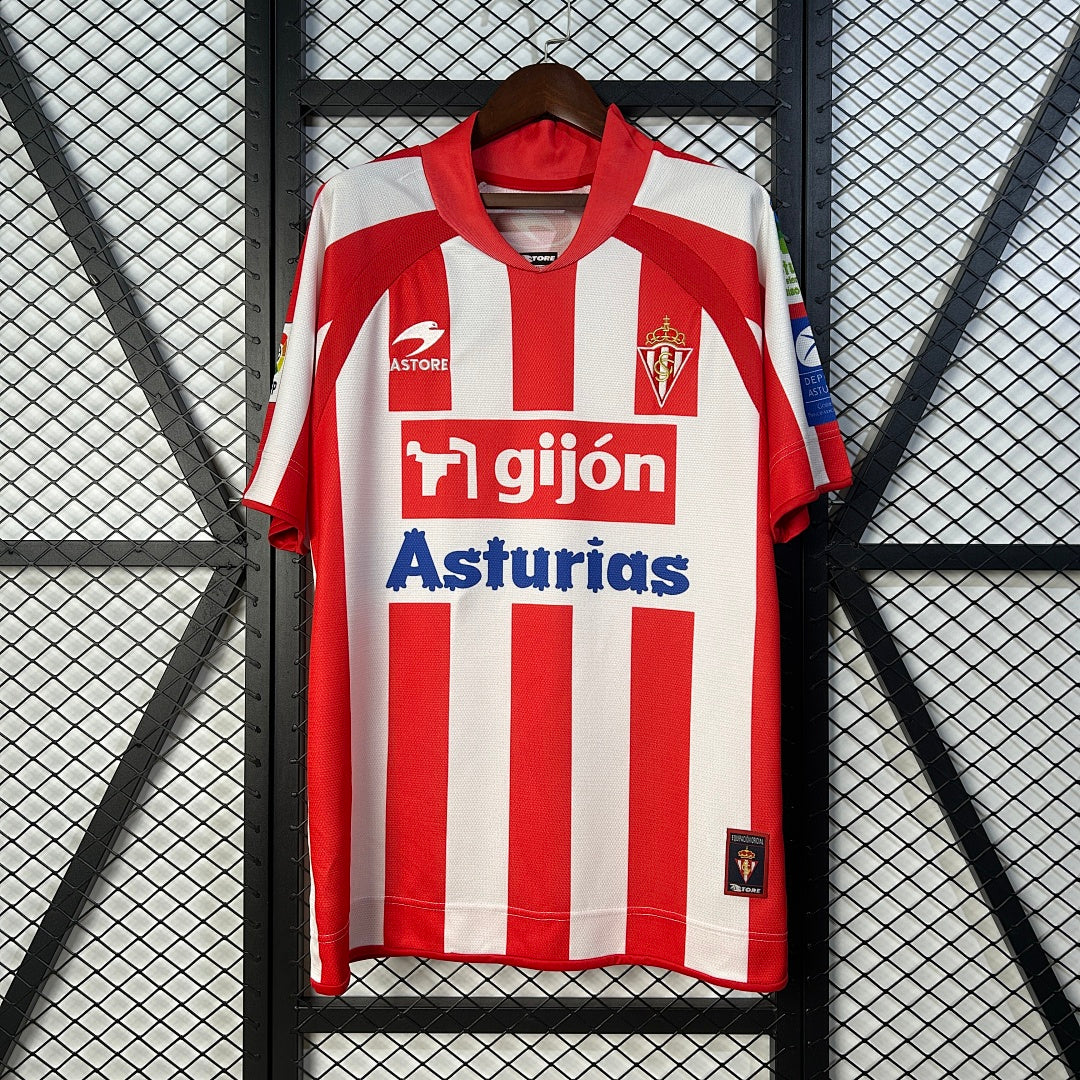 Camiseta Retro Sporting de Gijón Local 08/09 - frente