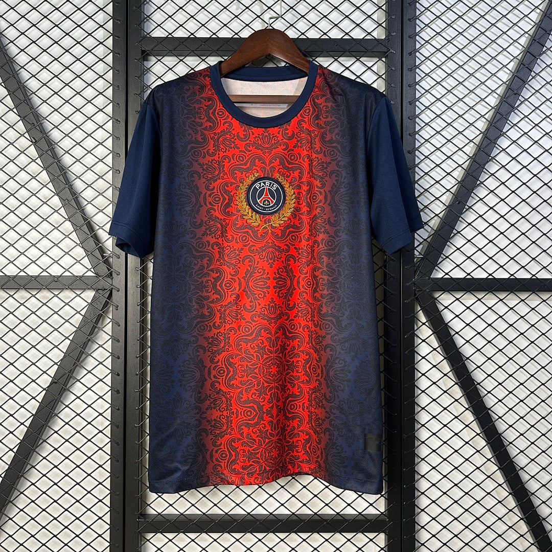 Camiseta PSG Negra y Roja Edición Especial 2025/26 - frente