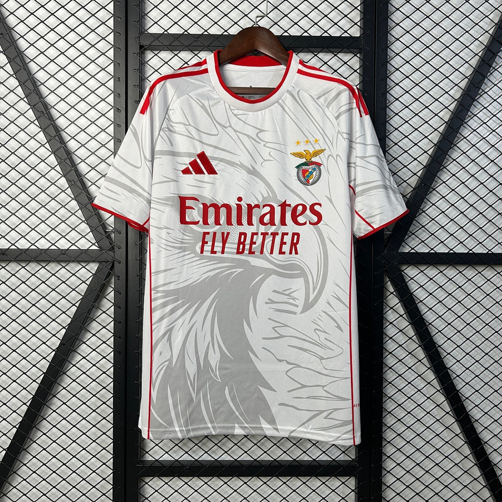 Camiseta SL Benfica Gris Claro Edición Especial 2025/26 - frente
