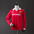 Camiseta Retro Manchester United Local Manga Larga 92/94 - frente