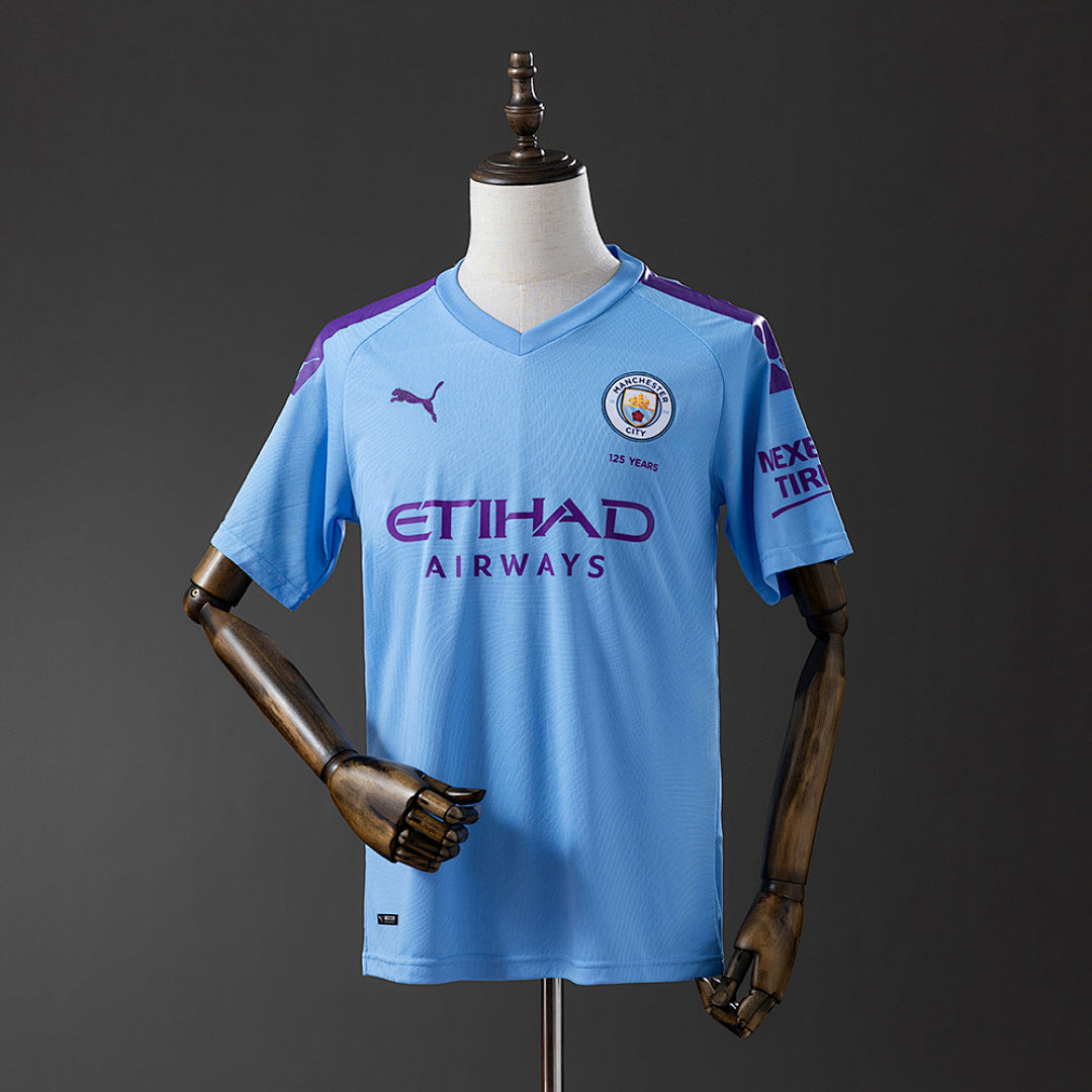 Camiseta Retro Manchester City Local 19/20 - frente