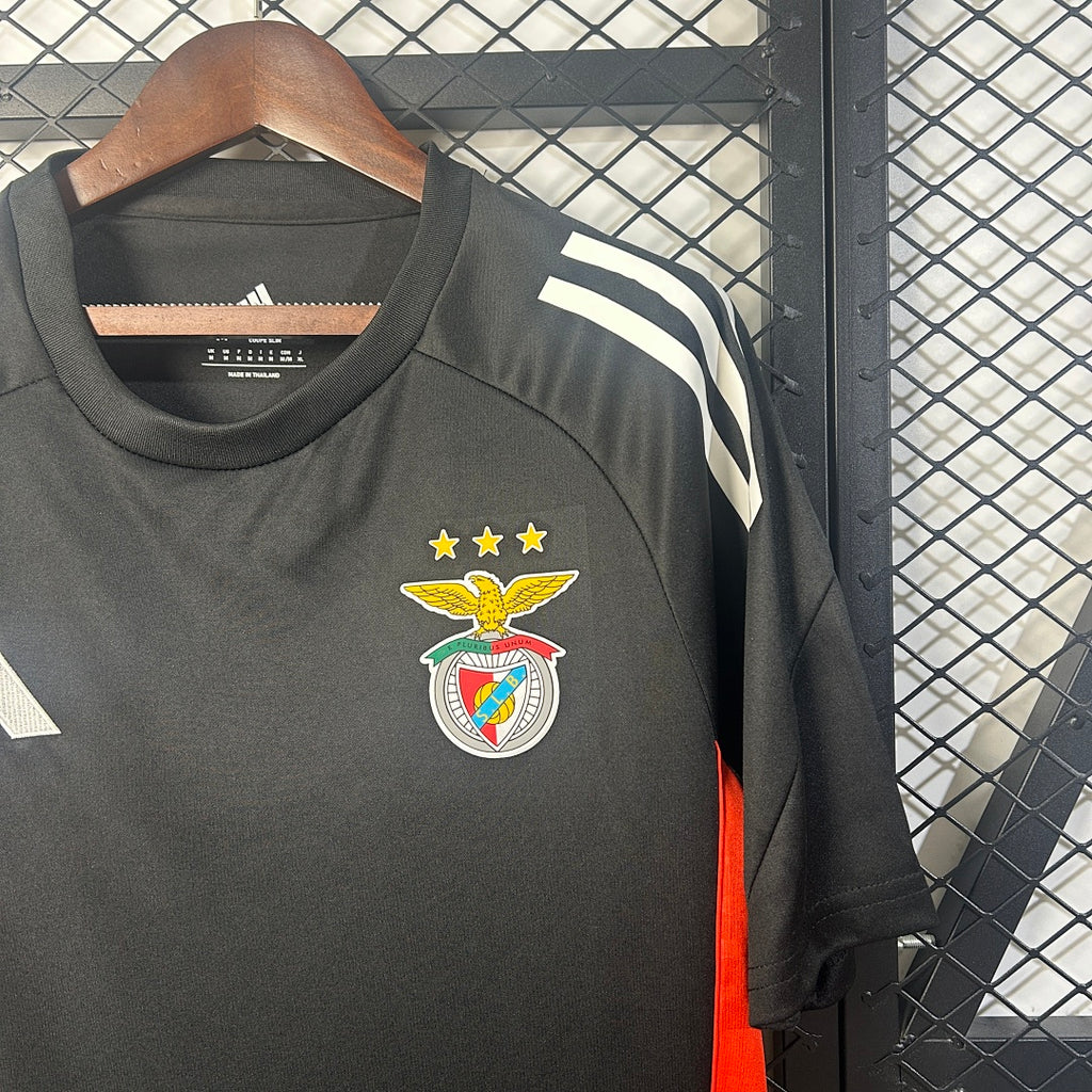 Camiseta SL Benfica Negra y Gris Edición Especial 2025/26 - espalda