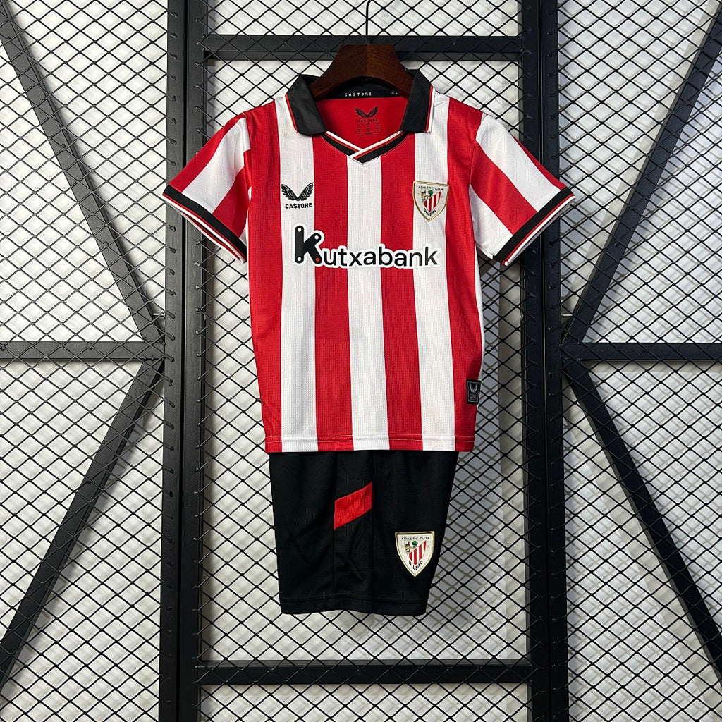 Conjunto Niños Athletic Bilbao Local 2025/26 - frente