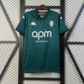 Camiseta AS Monaco Visita Turquesa y Negra 2025/26 - frente