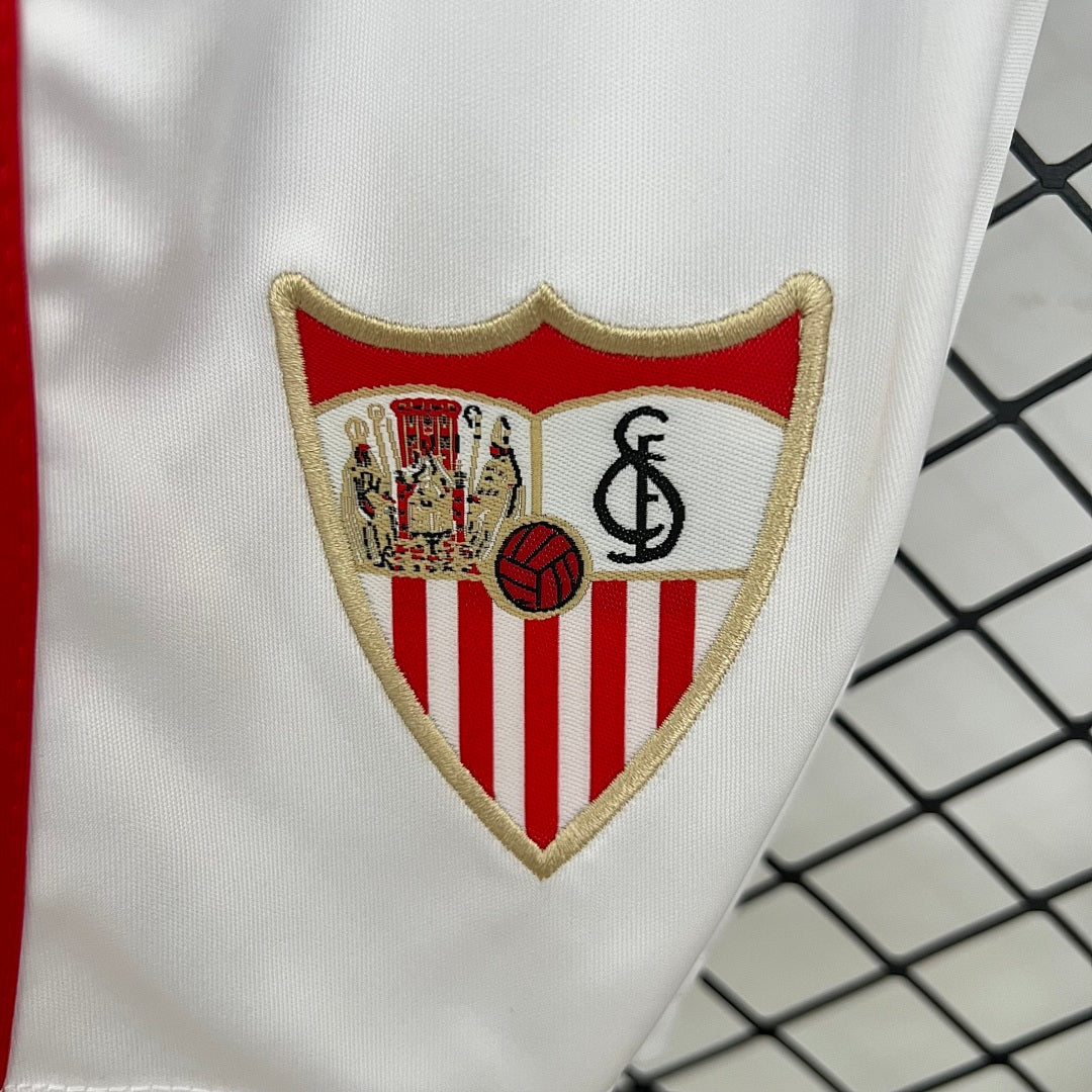 Conjunto Niños Sevilla FC Local 2025/26 - espalda