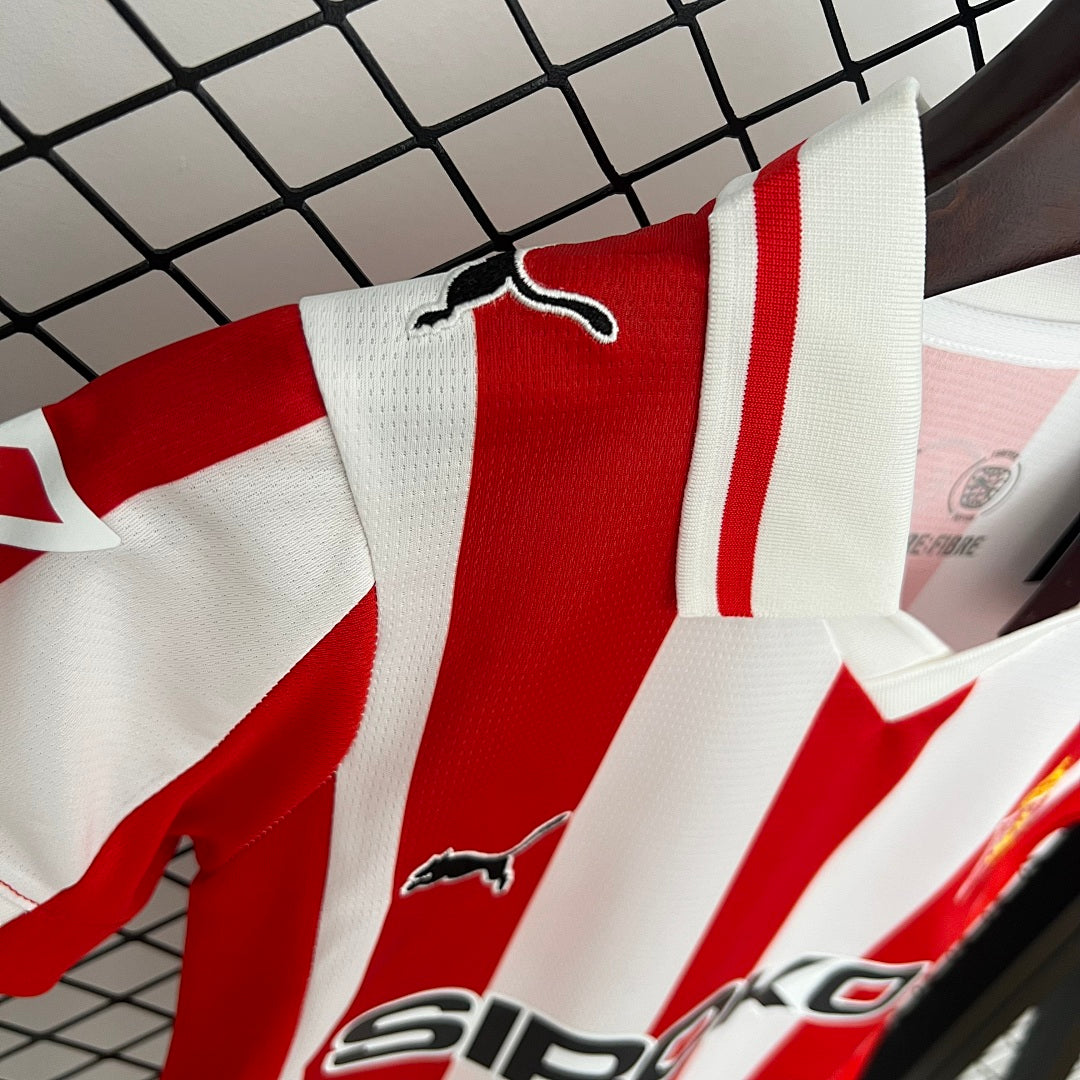 Conjunto Niños Sporting de Gijón Local 2025/26 - espalda