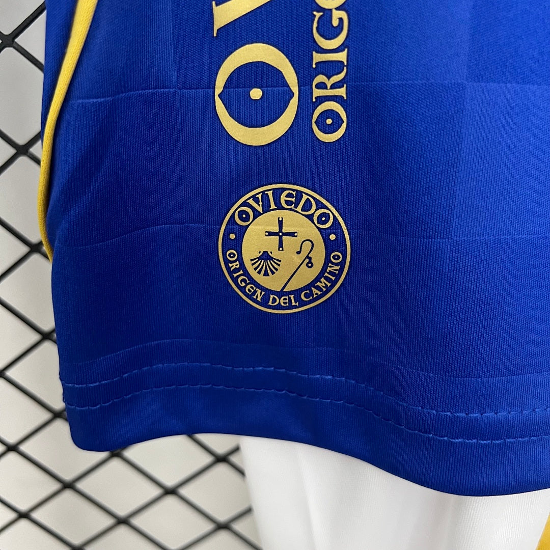 Conjunto Niños Real Oviedo Local 2025/26 - espalda