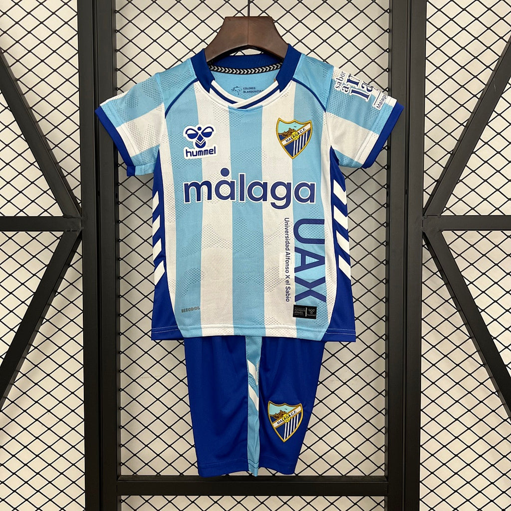Conjunto Niños Málaga CF Local 2025/26 - frente