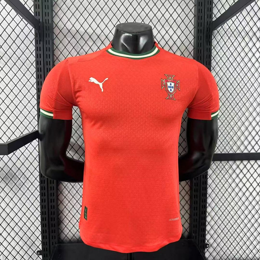 Camiseta Portugal Local Roja 2025 Versión Jugador - frente