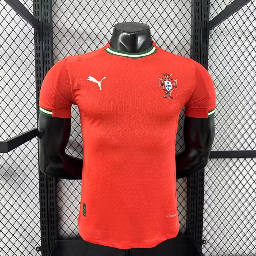 Camiseta Portugal Local Roja 2025 Versión Jugador - frente