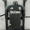 Camiseta Aston Villa Visita Gris y Verde 2025/26 Versión Jugador - frente