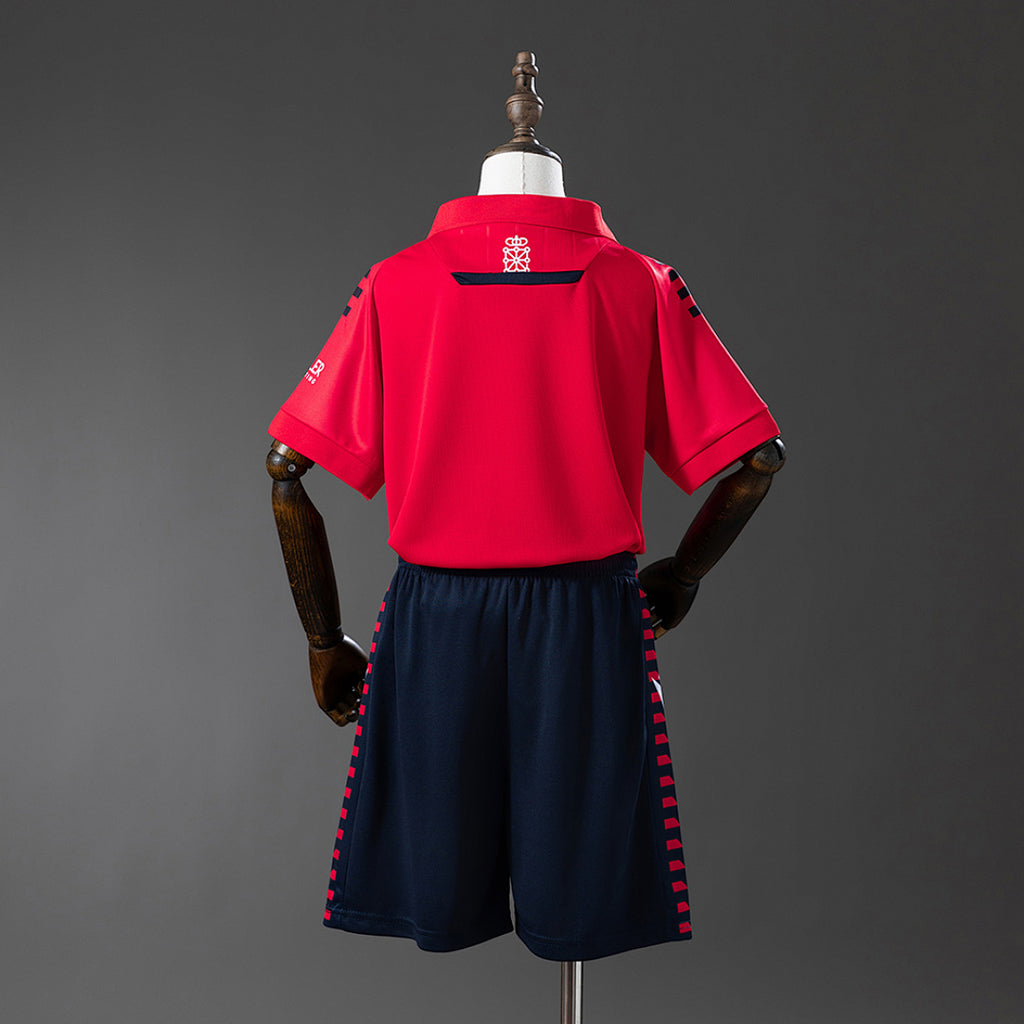 Conjunto Niños CA Osasuna Local 2025/26 - espalda
