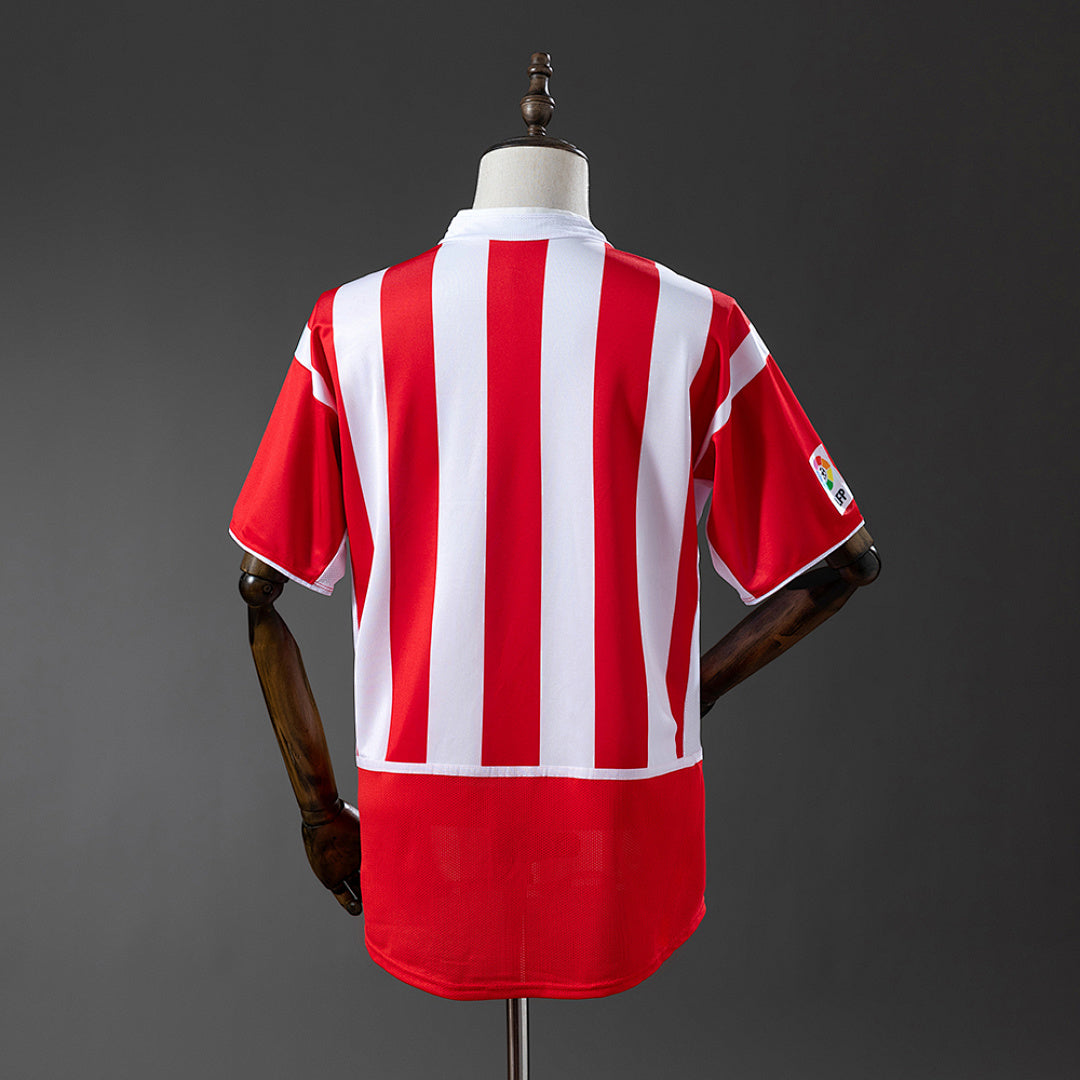 Camiseta Retro Atlético de Madrid Local 02/03 - espalda