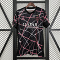 Camiseta PSG Negra y Burdeos Edición Especial 2025/26 - frente