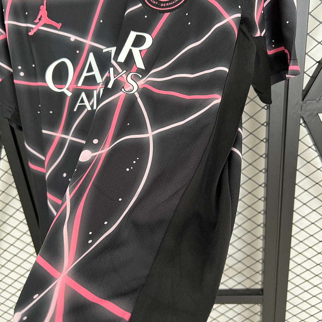 Camiseta PSG Negra y Gris Edición Especial 2025/26 - espalda