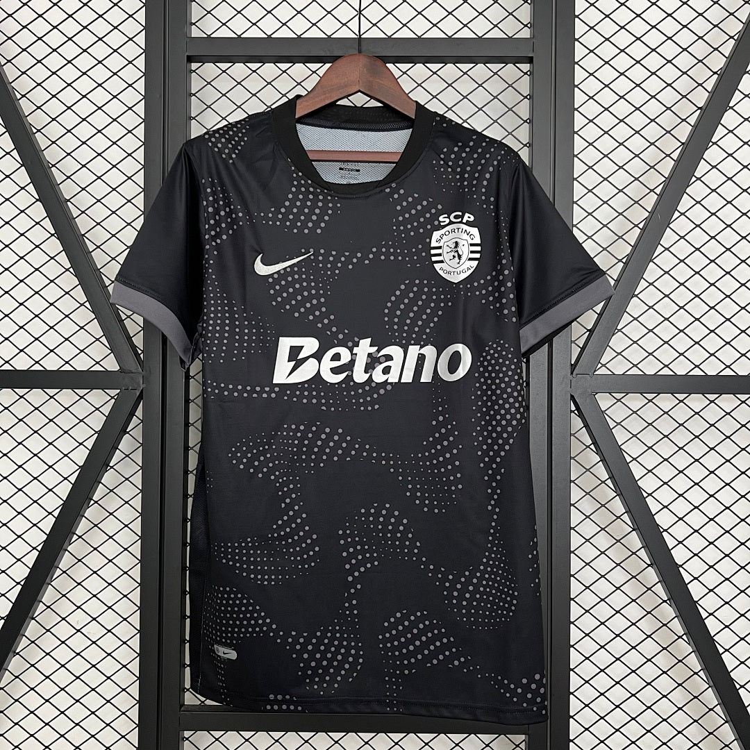 Camiseta Sporting CP Gris y Blanca Edición Especial 2025/26 - frente