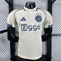 Camiseta Ajax Visita Gris Claro y Gris 2025/26 Versión Jugador - frente