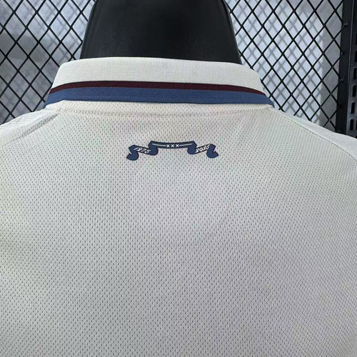Camiseta Ajax Visita Gris Claro y Gris 2025/26 Versión Jugador - espalda