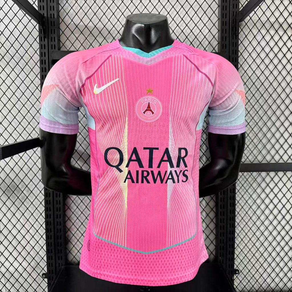 Camiseta PSG Rosada 2025/26 Versión Jugador - frente