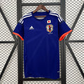 Camiseta Retro Japón Local Azul Marino y Negra 2014 - frente