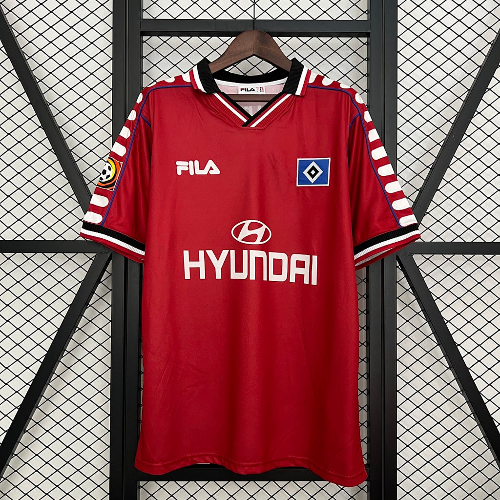 Camiseta Retro Hamburger SV Roja 2000 - frente