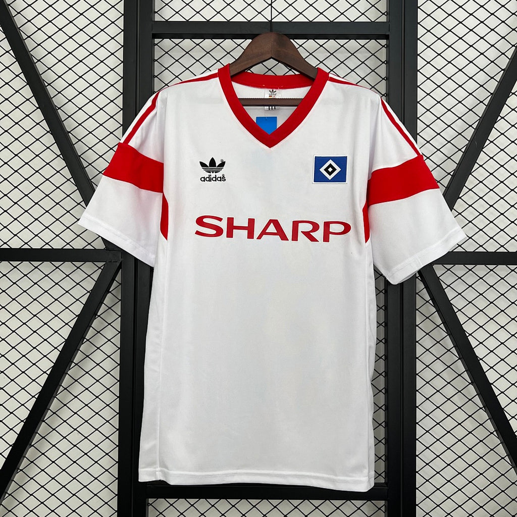 Camiseta Retro Hamburger SV Blanca 1988 - frente