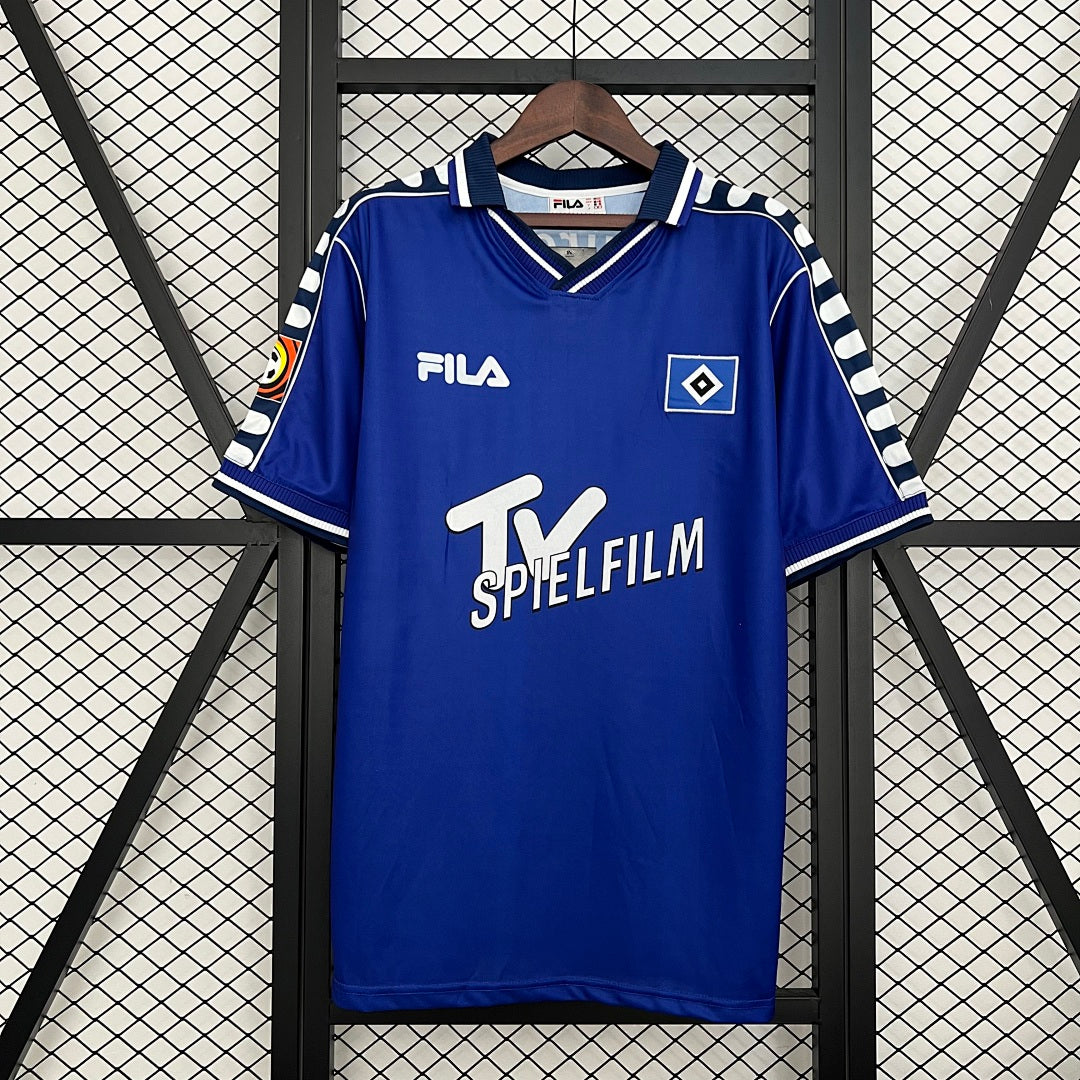 Camiseta Retro Hamburger SV Azul 2000 - frente