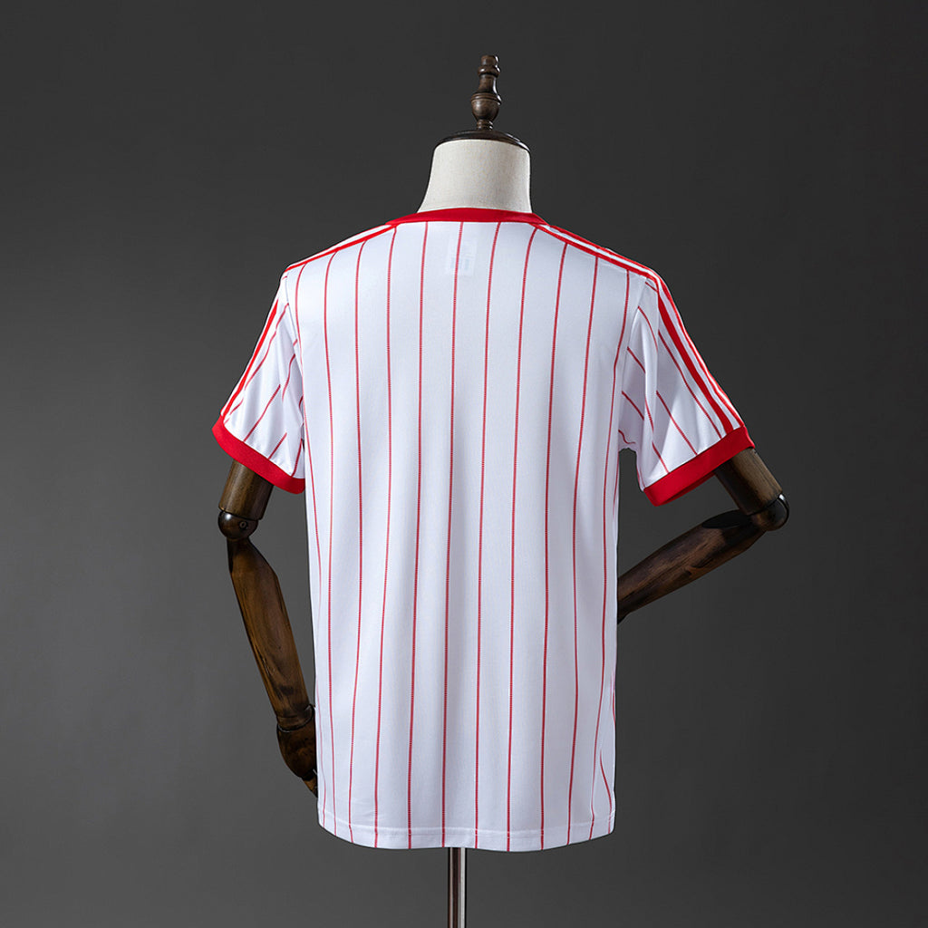 Camiseta Retro Hamburger SV Blanca 1984 - espalda