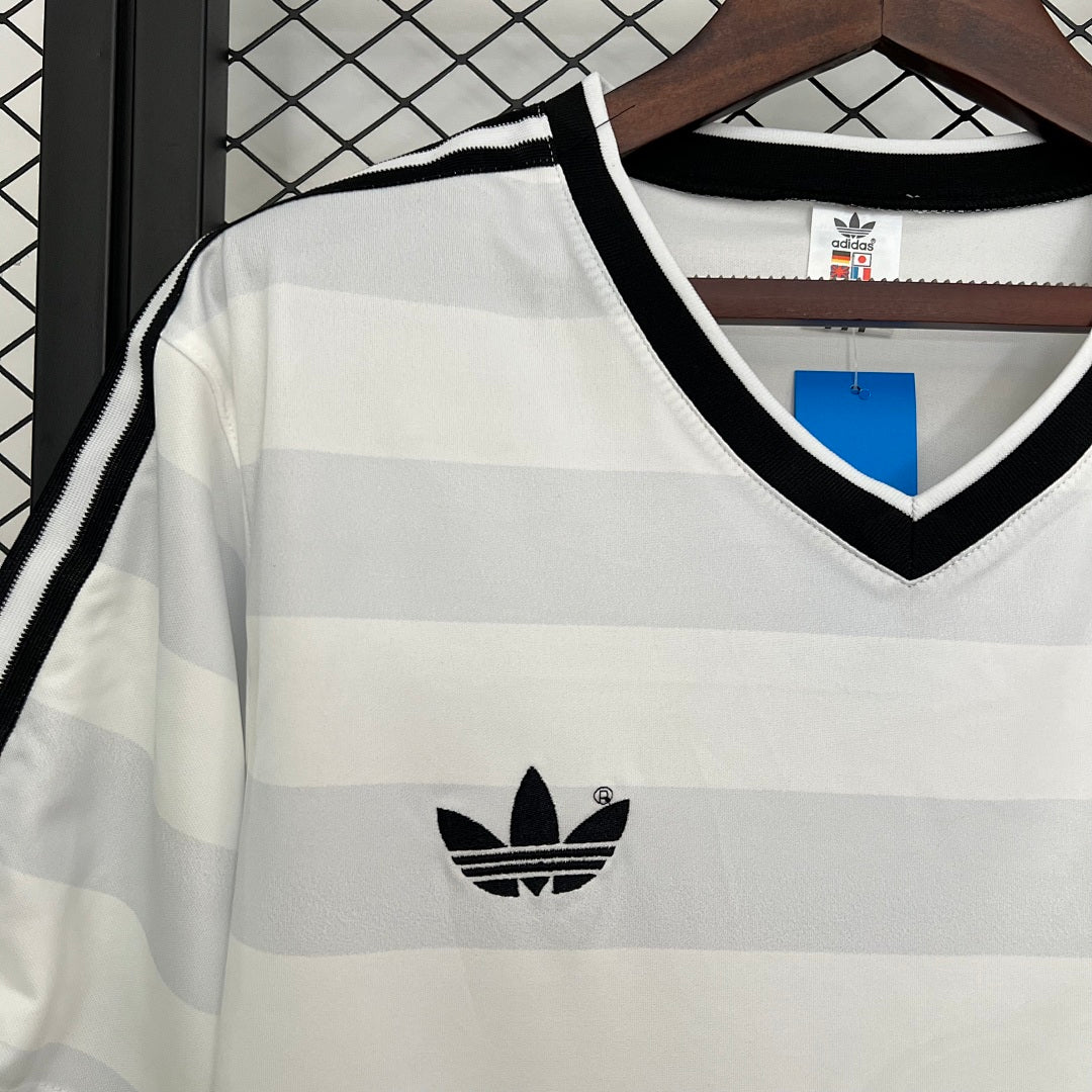 Camiseta Retro Alemania Blanca 1984 - espalda