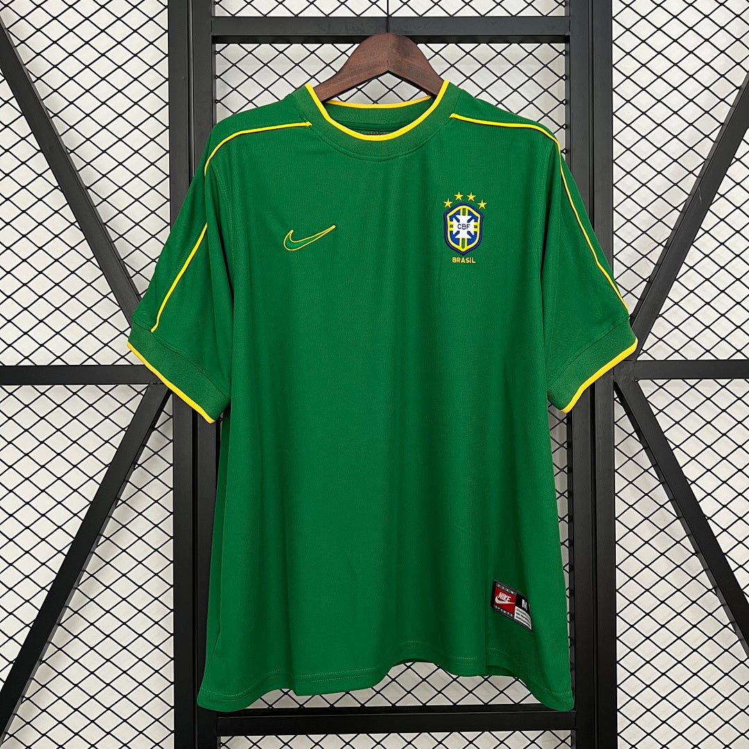 Camiseta Retro Brasil Portero Verde 1998 - frente