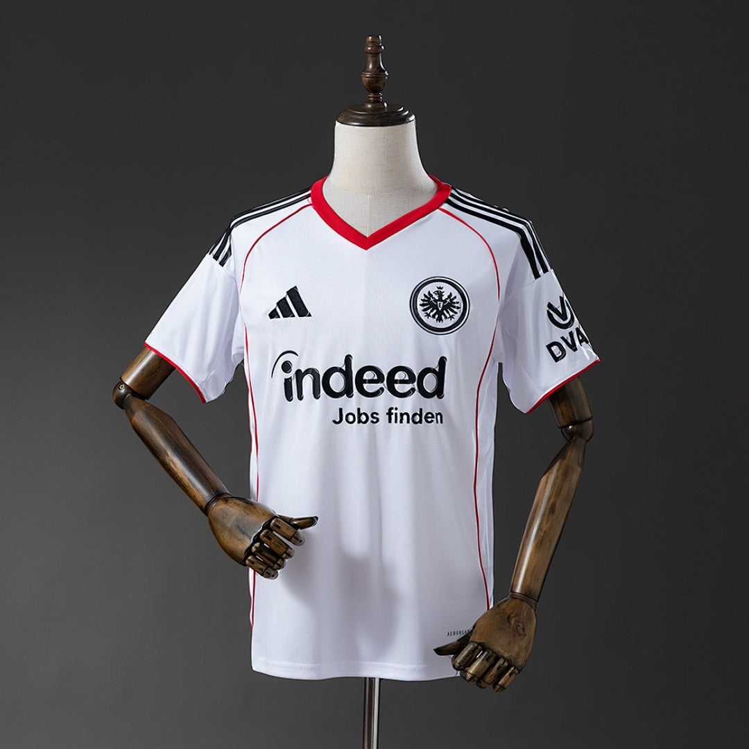 Camiseta Eintracht Frankfurt Local Gris y Celeste 2025/26 - frente