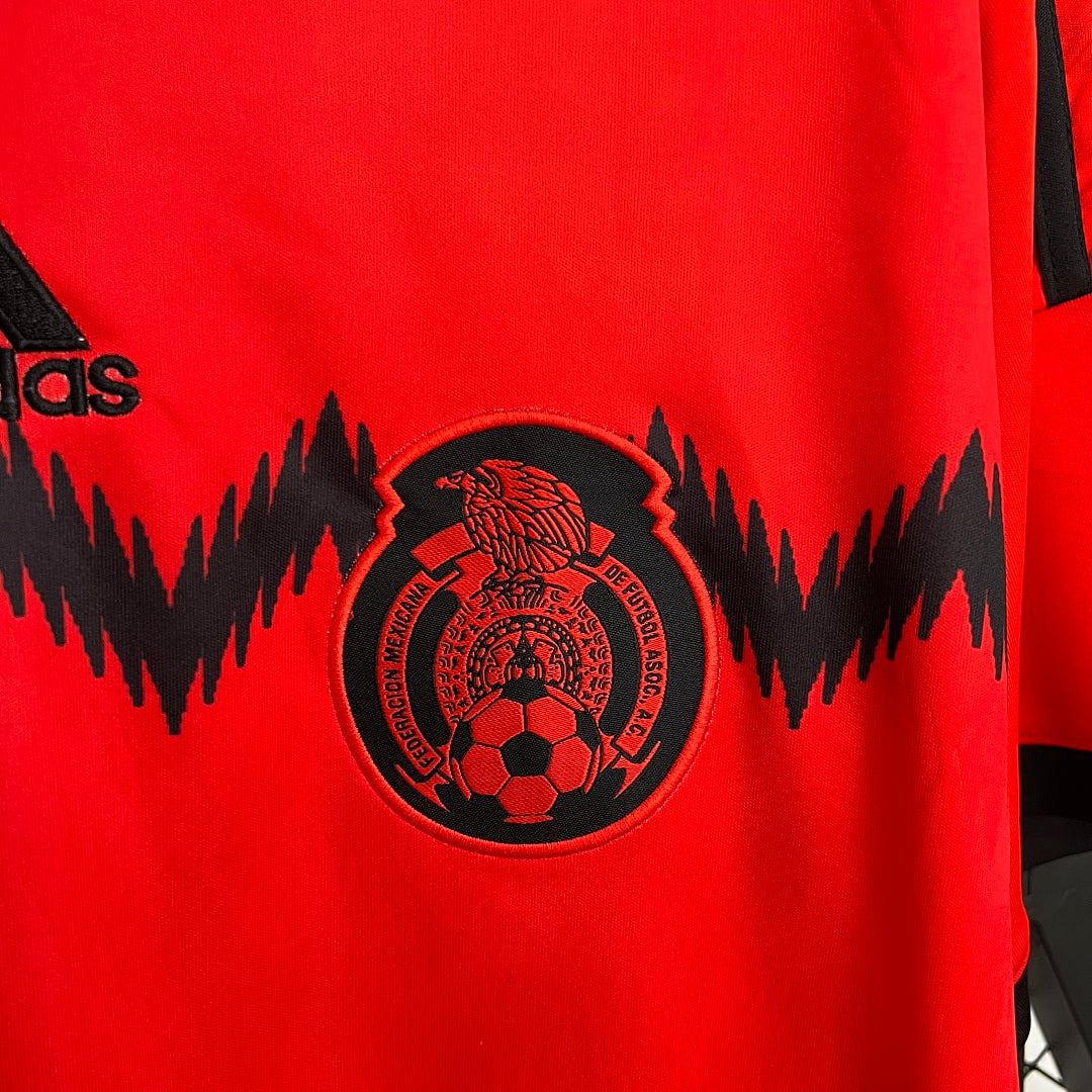 Camiseta Retro México Visita 2014 - espalda