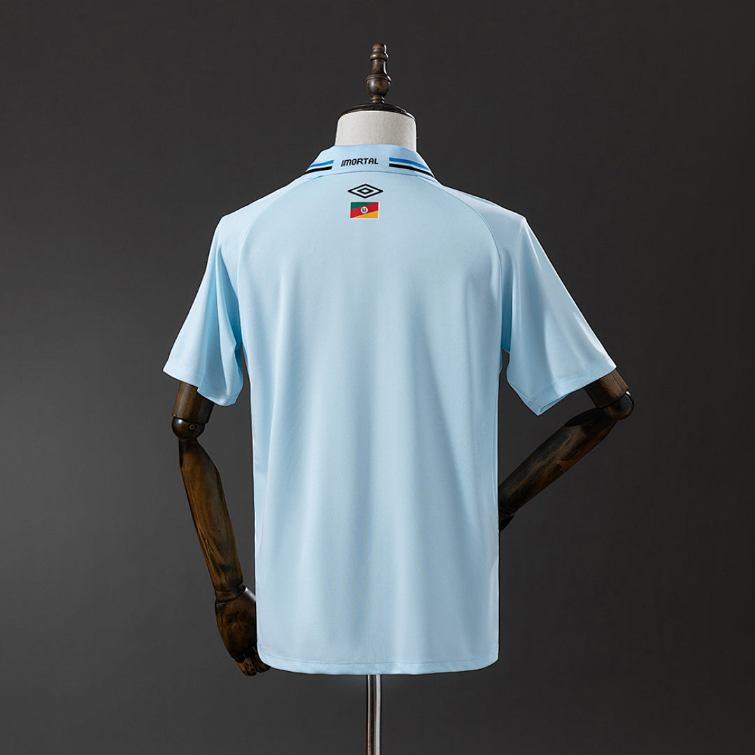 Camiseta Grêmio Tercera Celeste y Negra 2025/26 - espalda