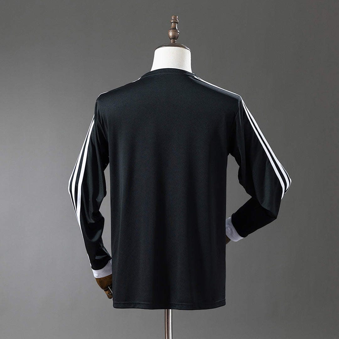 Camiseta Retro Colo Colo Negra Manga Larga 1991 - espalda